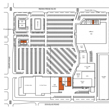 Plan of mall Wilshire Plaza