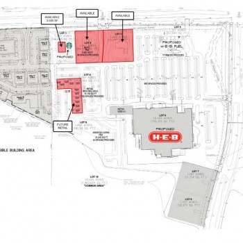 Plan of mall Wilson Creek Crossing