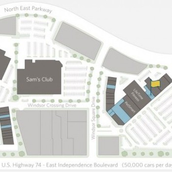 Plan of mall Windsor Square