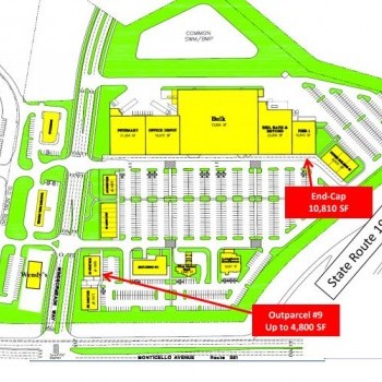 Plan of mall WindsorMeade Marketplace