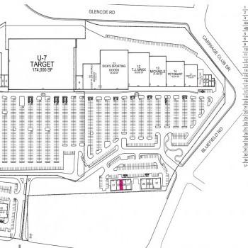 Plan of mall Winslow Bay Commons