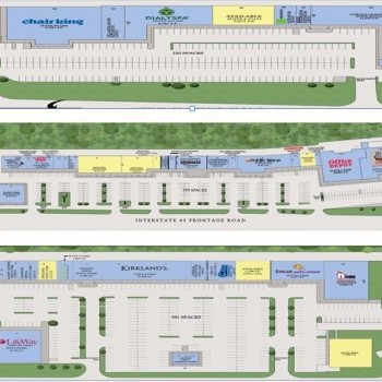 Plan of mall Wood Ridge Plaza