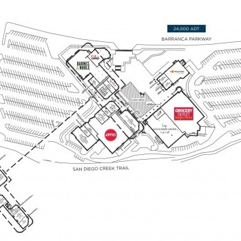 Plan of mall Woodbridge Village Center