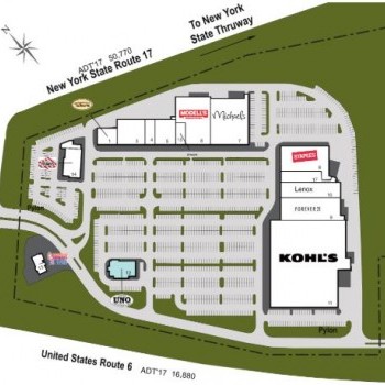 Plan of mall Woodbury Centre