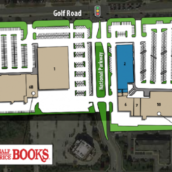 Plan of mall Woodfield Commons East - West