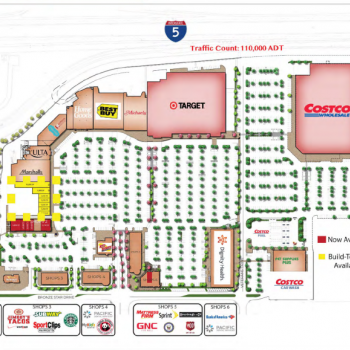 Plan of mall Woodland Gateway