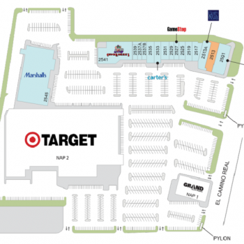 Plan of mall Woodside Central