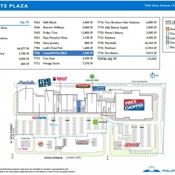 Plan of mall Wyandotte Plaza