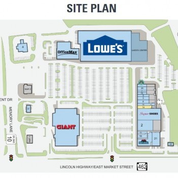 Plan of mall York Marketplace